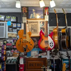 Our walls have collected a lot of gear, swag, and stories.