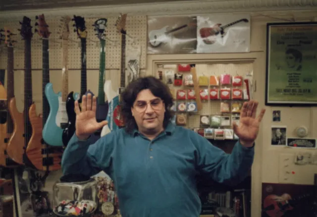 Jeff on his first day in Retro Music!