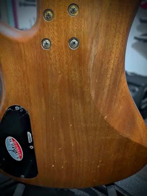 The back's pretty rough.